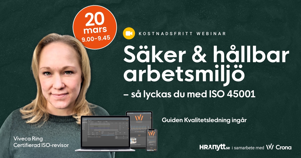 Skapa en säker arbetsmiljö med ISO 45001