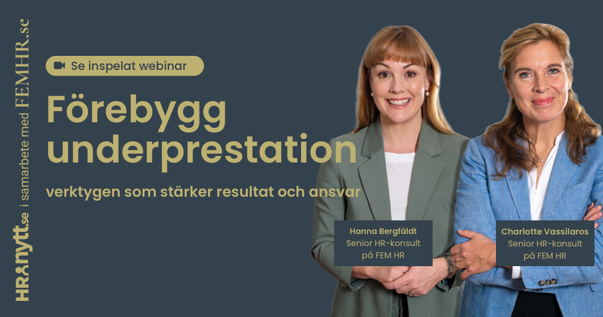 Förebygg underprestation – verktygen som stärker resultat och ansvar